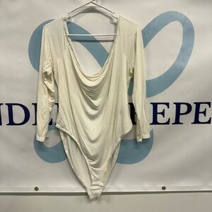 SHEIN cream colored bodysuit size 3 XL